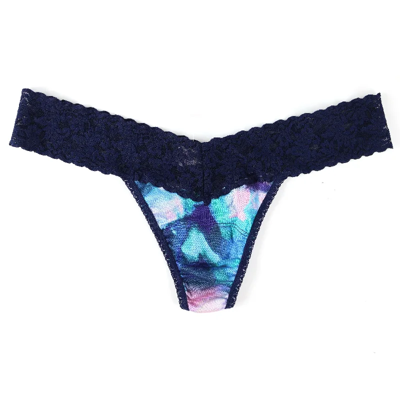 Modal Low Rise Thong | Navy-Multi Plus size unclassified dresses