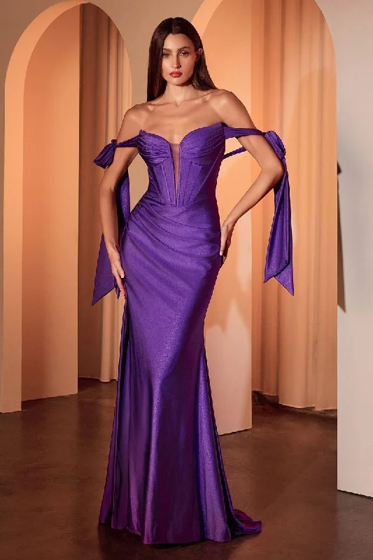 OFF THE SHOULDER STRETCH SPANDEX FITTED DRESS Minimalist unclassified dresses