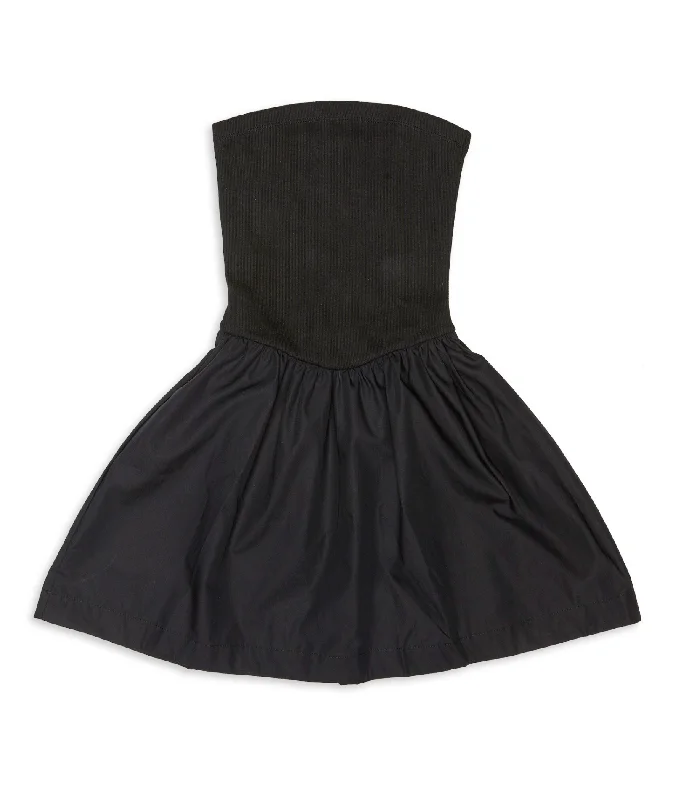 FBZ Girls Jane Strapless Rib Poplin Dress Tulle unclassified dresses
