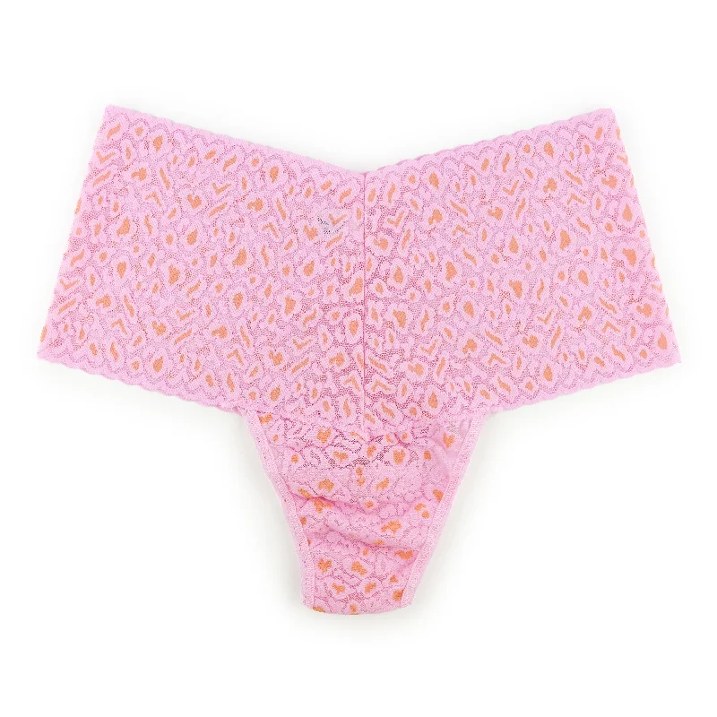 Cross-Dyed Retro Thong | Rose Petal/Orange Blossom Satin unclassified dresses