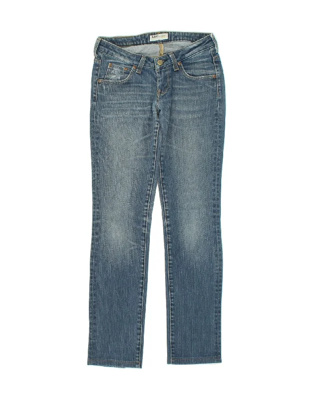 LEE Womens Norma Slim Jeans W26 L29  Blue Cotton