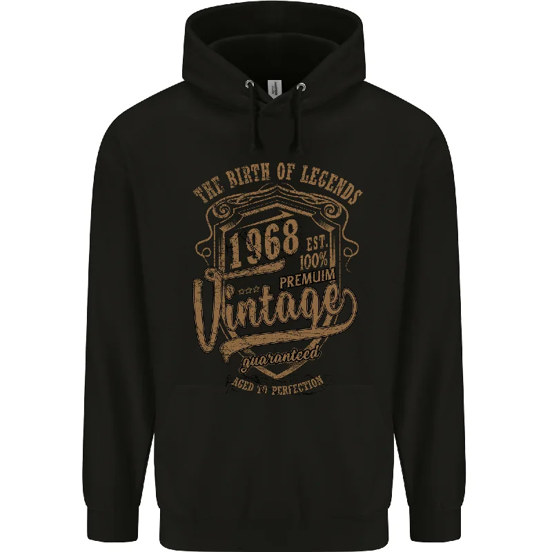 Birth of Legends 56th Birthday 1968 Mens 80% Cotton Hoodie