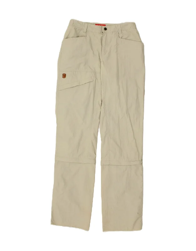 FJALL RAVEN Womens Straight Trousers EU 38 Medium W30 L35 Grey Polyamide