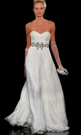 Jenny Packham Lucetta UK 6 XS petite fit Simple Wedding Gown