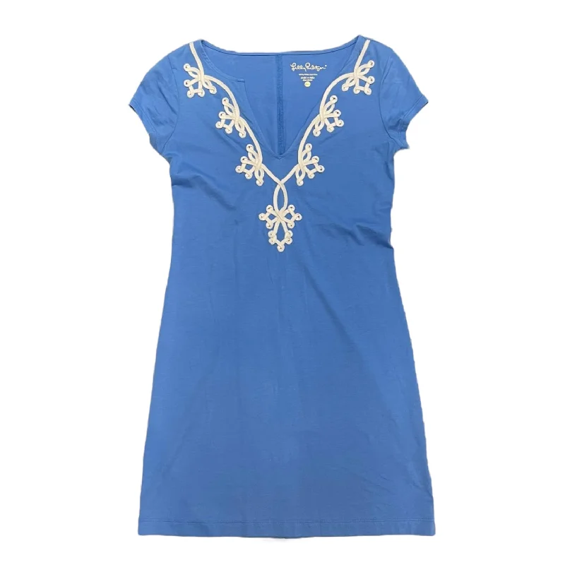 Dress Casual Short By Lilly Pulitzer In Blue, Size: Xxs Cute Mini Skirt